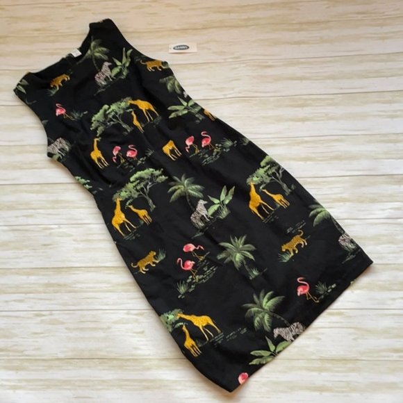Old Navy Safari Pencil Dress NWT - Picture 1 of 3